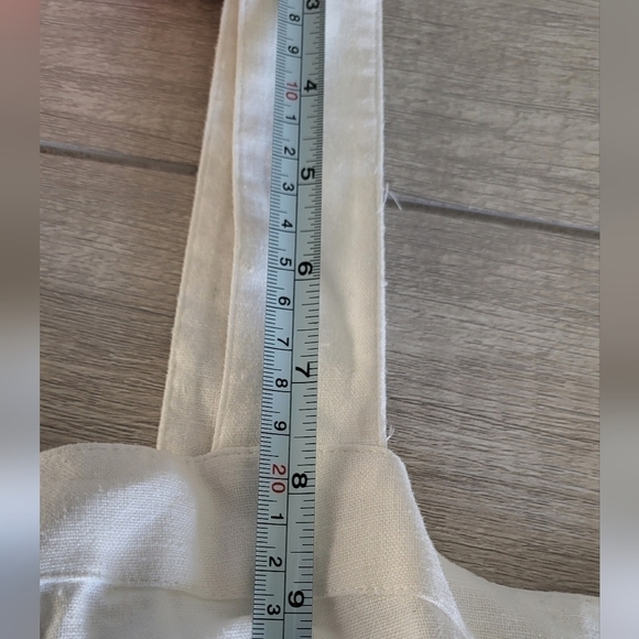 J Crew Linen Button Front Wide Strap Tank Size 2X - Picture 10 of 11